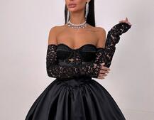 Комплект: мереживний корсет бюстьє + корсетна спідниця Комплект: мереживний корсет бюстьє + корсетна спідниця | PUSHKA SHOP