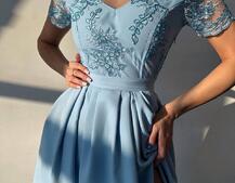 Сукня максі з мереживом  | PUSHKA SHOP