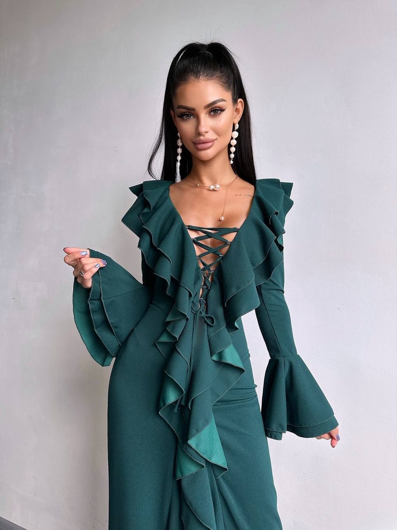 Сукня з воланами  Сукня з воланами  | PUSHKA SHOP