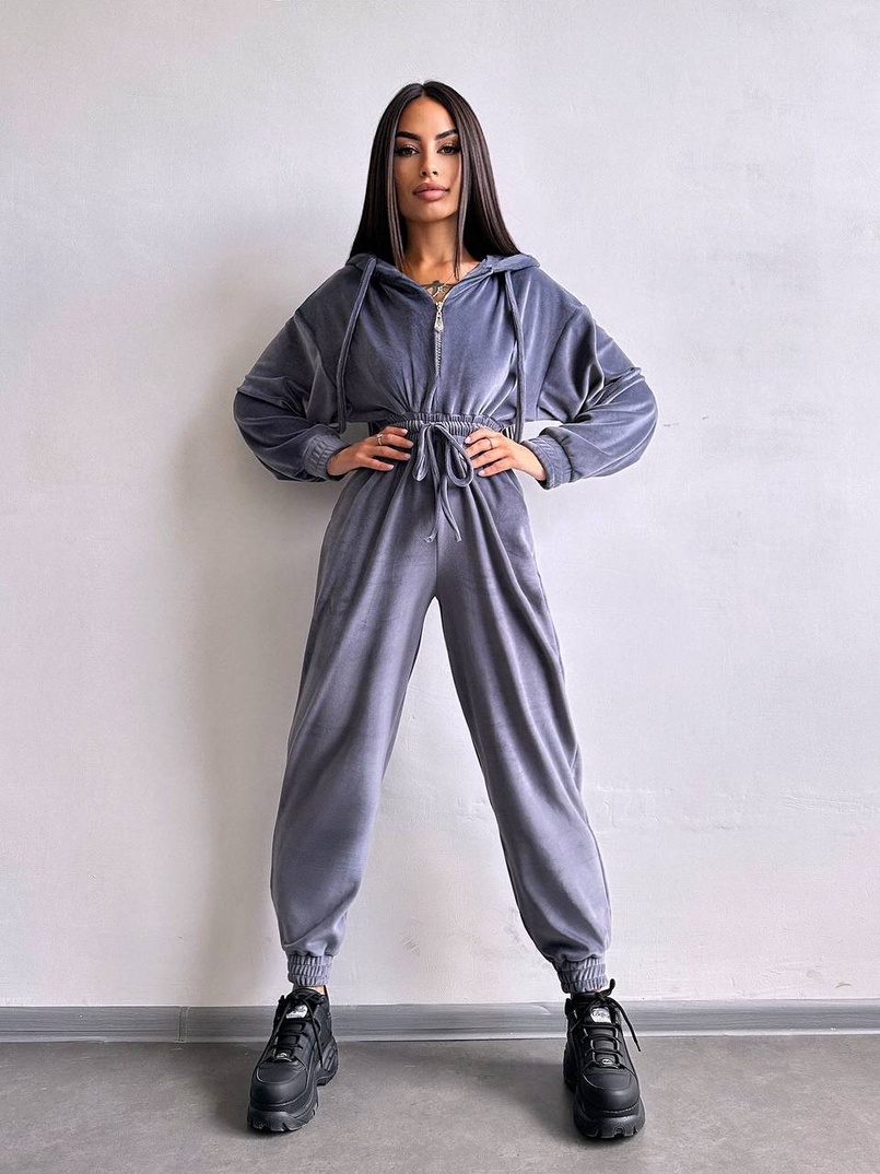 Велюровий комбінезон   Велюровий комбінезон   | PUSHKA SHOP