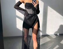 Комплект: корсет з рукавами + спідниця максі | PUSHKA SHOP