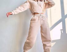 Комплект на флісі : худі з елементами корсету + штани  Комплект на флісі : худі з елементами корсету + штани  | PUSHKA SHOP