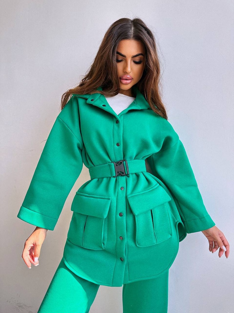 Комплект: тепла сорочка на кнопках + джоггери Комплект: тепла сорочка на кнопках + джоггери | PUSHKA SHOP