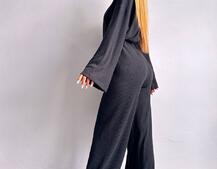 Трикотажний базовий комплект: світшот + штани  Трикотажний базовий комплект: світшот + штани  | PUSHKA SHOP