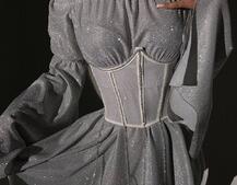 Сяючий комплект: сукня + корсет   | PUSHKA SHOP