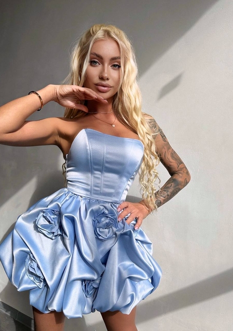 Комплект: корсет з  + спідниця декорована трояндами  Комплект: корсет з  + спідниця декорована трояндами  | PUSHKA SHOP