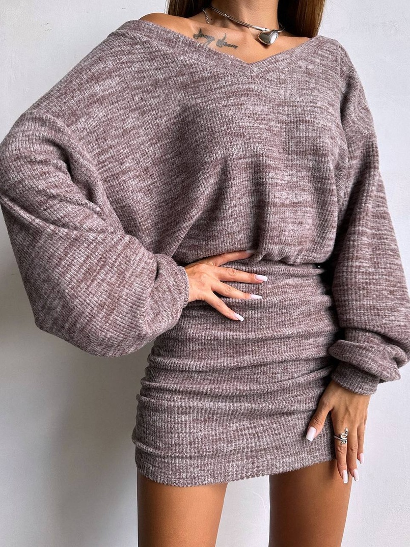 Трикотажна сукня міні  Трикотажна сукня міні  | PUSHKA SHOP