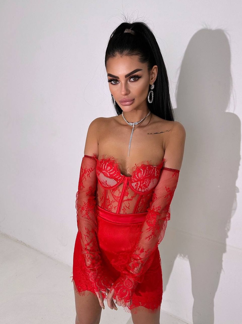 Мереживний комплект: корсет + спідниця   Мереживний комплект: корсет + спідниця   | PUSHKA SHOP