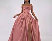 Атласний комплект: корсет + спідниця максі  | PUSHKA SHOP