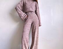 Трикотажний базовий комплект: світшот + штани  Трикотажний базовий комплект: світшот + штани  | PUSHKA SHOP