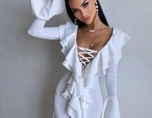 Сукня з воланами  Сукня з воланами  | PUSHKA SHOP