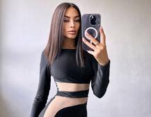 Сукня міді  із вставками сітки  Сукня міді  із вставками сітки  | PUSHKA SHOP