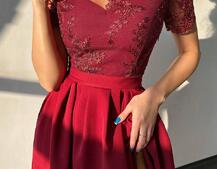 Сукня максі з мереживом  Сукня максі з мереживом  | PUSHKA SHOP