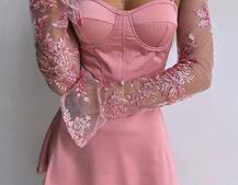 Атласна корсетна сукня-бюстьє + мереживне болеро Атласна корсетна сукня-бюстьє + мереживне болеро | PUSHKA SHOP