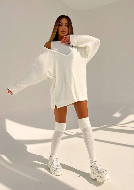 Трикотажна сукня-двійка + гетри  | PUSHKA SHOP