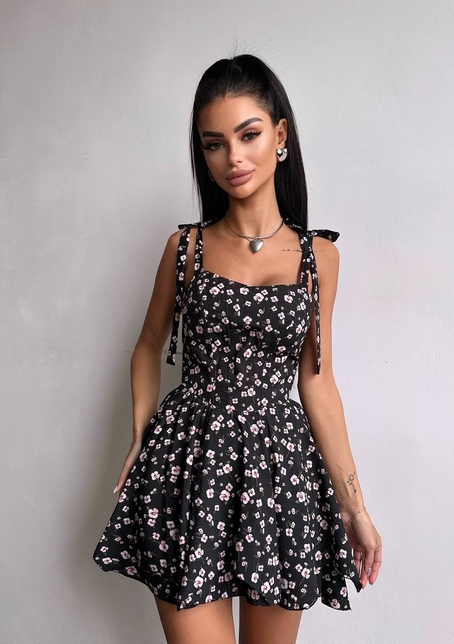 Корсетна сукня з подвійною спідницею  Корсетна сукня з подвійною спідницею  | PUSHKA SHOP