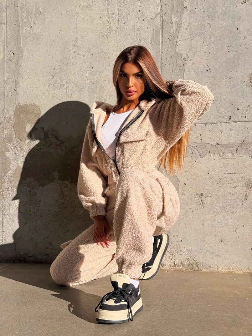 Теплий та мʼякий комбінезон Тедді на флісі Дуже приємний до тіла Теплий та мʼякий комбінезон Тедді на флісі Дуже приємний до тіла | PUSHKA SHOP