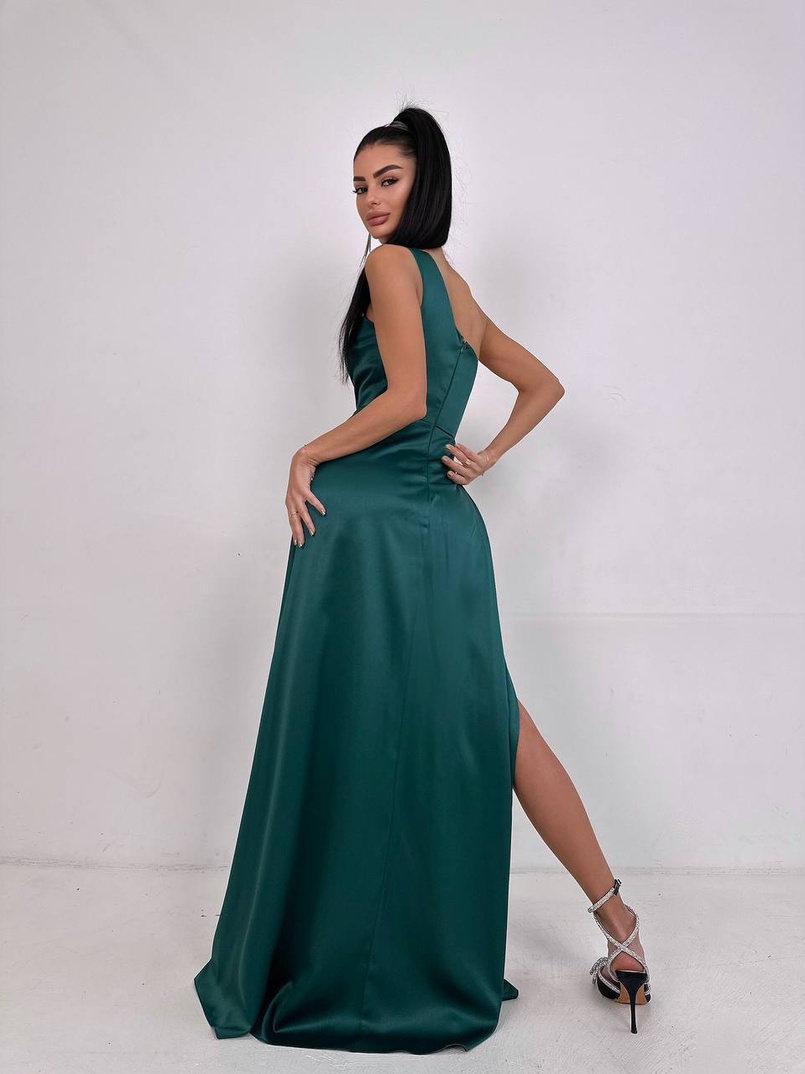 Атласна сукня максі  | PUSHKA SHOP