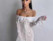 Мереживна сукня максі   Мереживна сукня максі   | PUSHKA SHOP